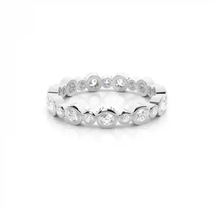 White Gold Eternity Rings Diamond