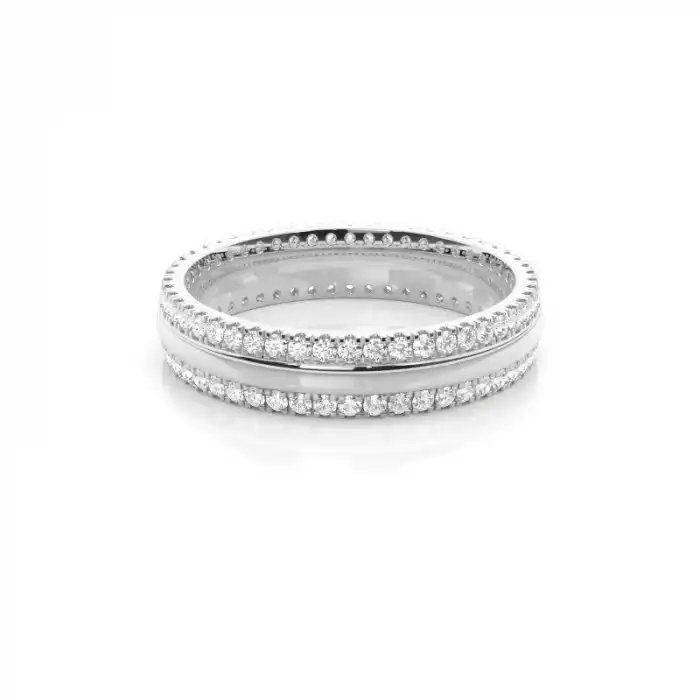 White Gold Eternity Rings Diamond