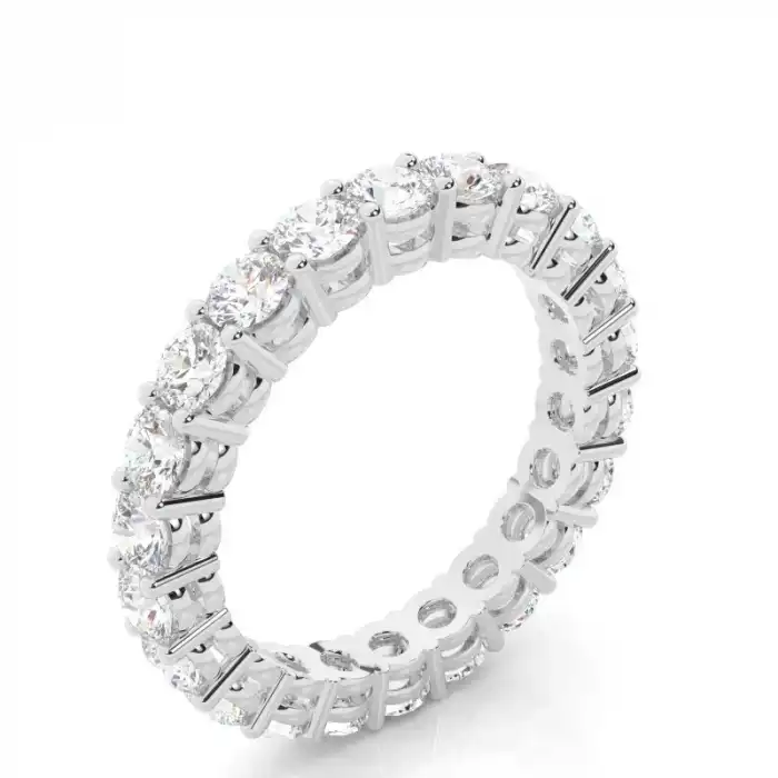 White Gold Eternity Rings Diamond