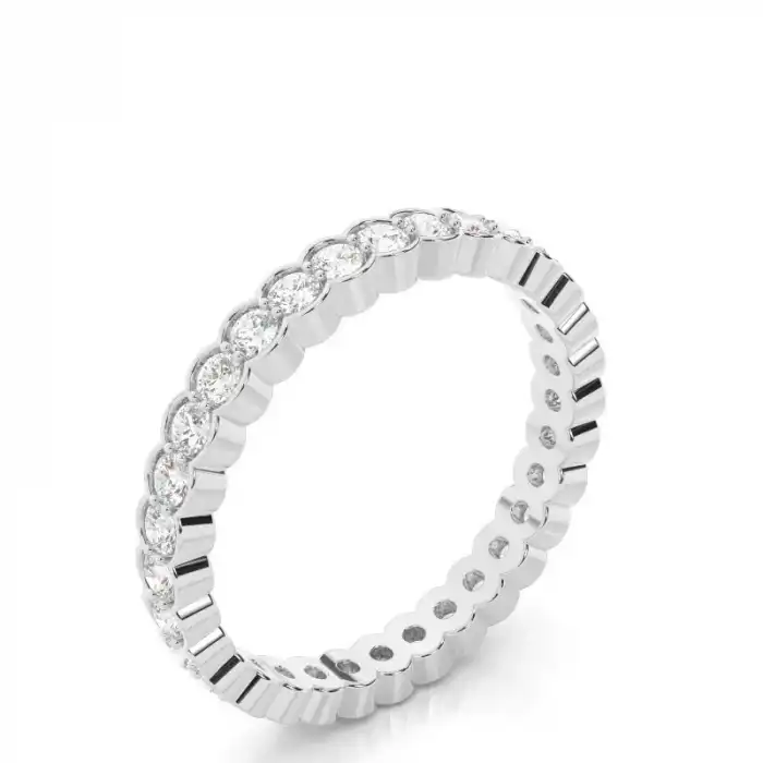 White Gold Eternity Rings Diamond