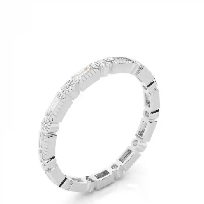 White Gold Eternity Rings Diamond