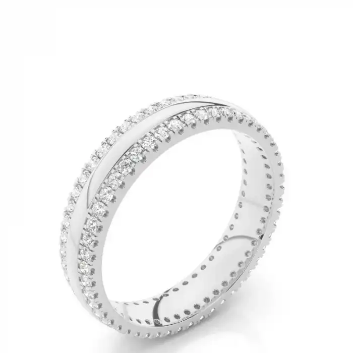 White Gold Eternity Rings Diamond