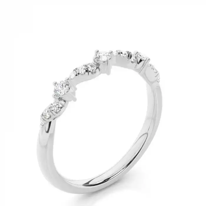 White Gold Eternity Rings Diamond