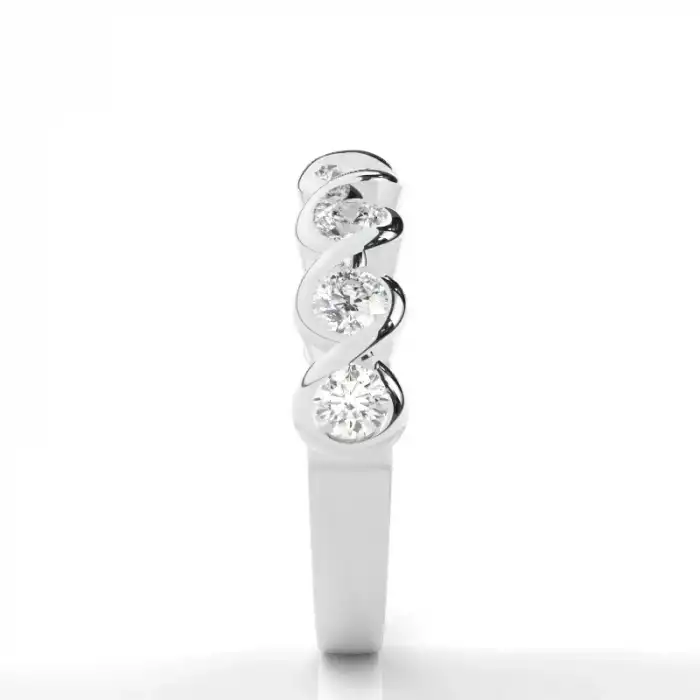 White Gold Eternity Rings Diamond