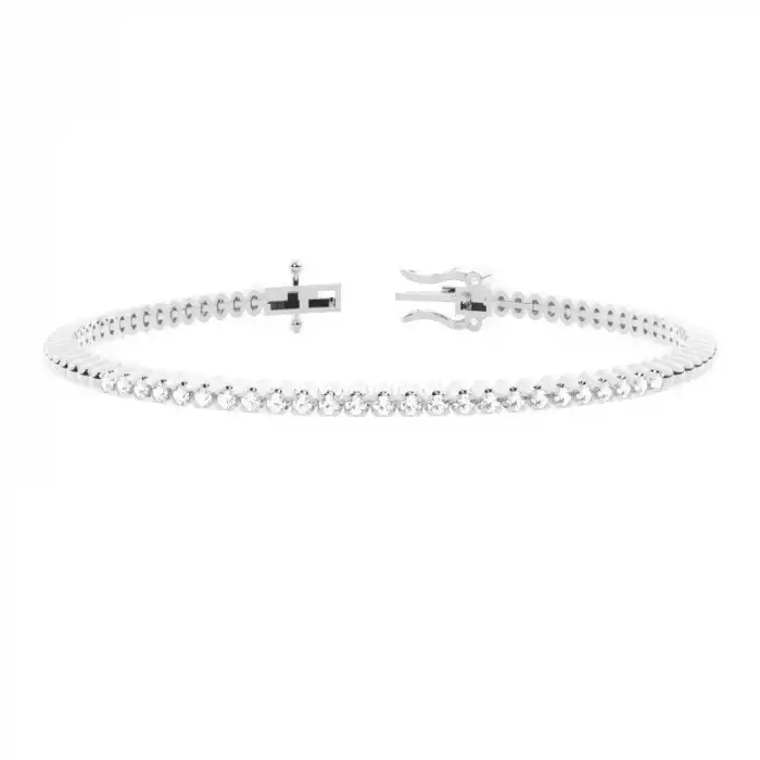 White Gold Evening Diamond Bracelets