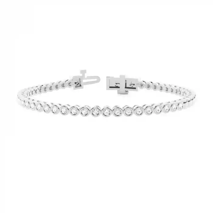 White Gold Evening Diamond Bracelets