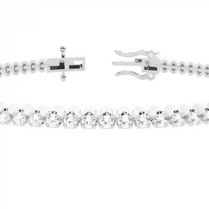 White Gold Evening Diamond Bracelets