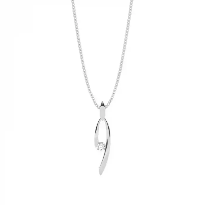 White Gold Everyday Diamond Pendants