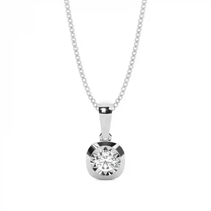White Gold Everyday Diamond Pendants