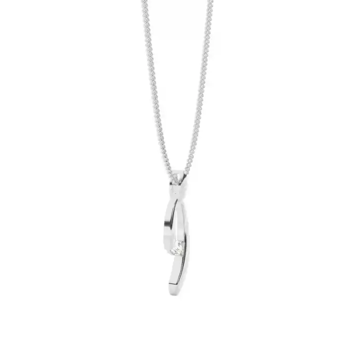 White Gold Everyday Diamond Pendants