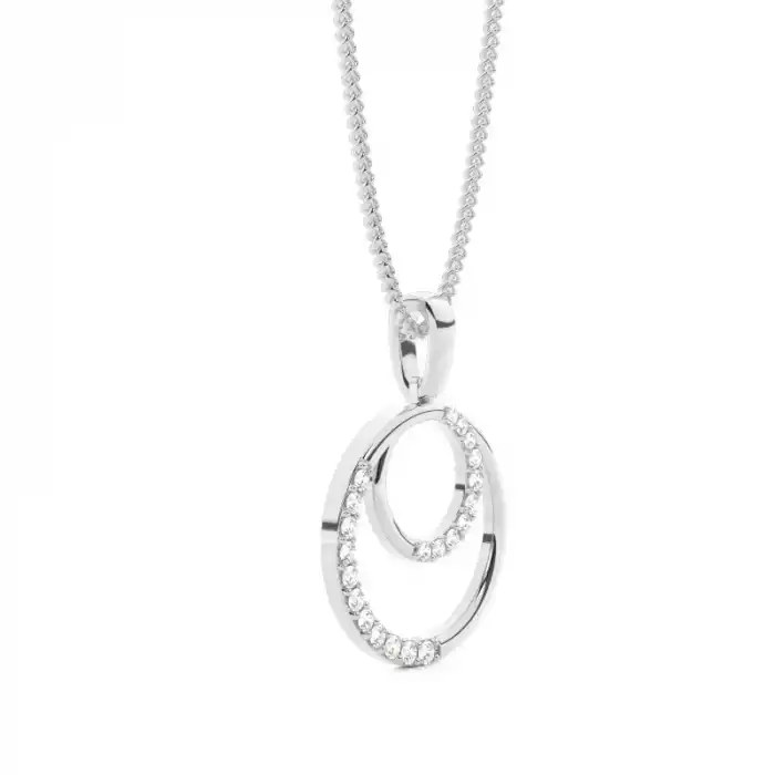 White Gold Everyday Diamond Pendants