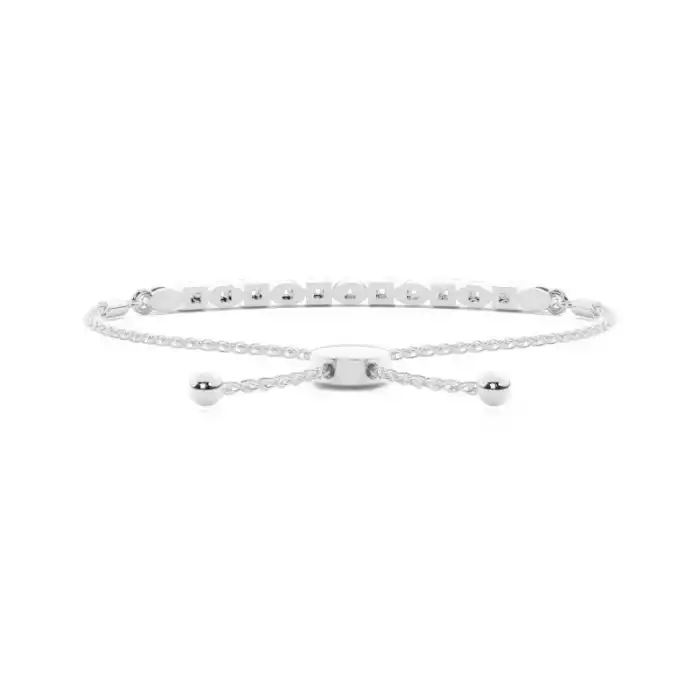 White Gold Friendship Diamond Bracelets