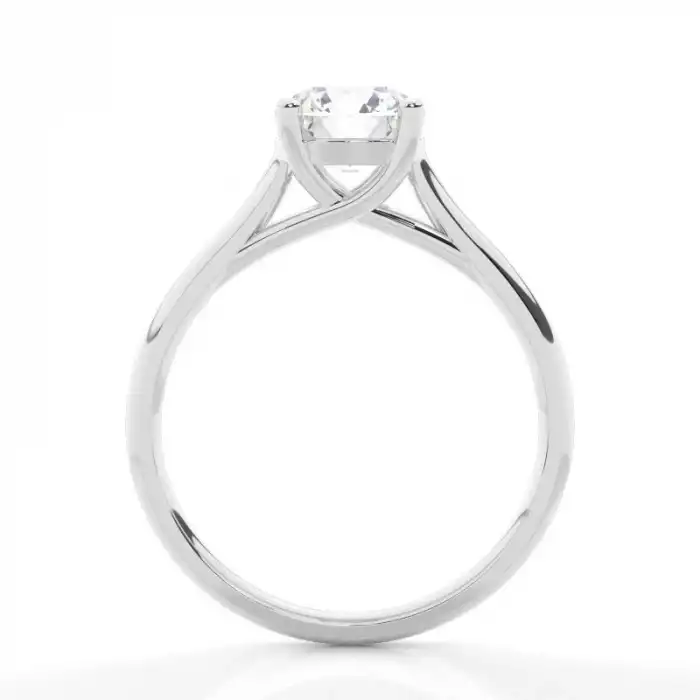 White Gold Solitaire Diamond Engagement Rings