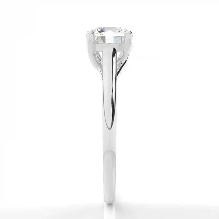 White Gold Solitaire Diamond Engagement Rings