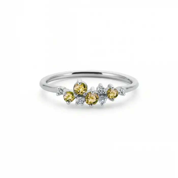 Yellow Celeste Ring