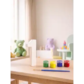1 Rakamı Taş Boyama Hobi Seti