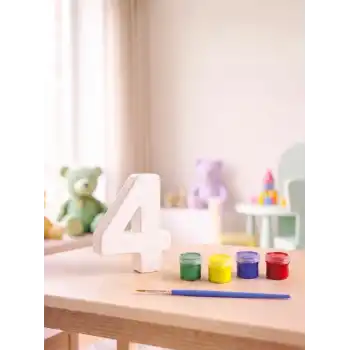 4 Rakamı Taş Boyama Hobi Seti