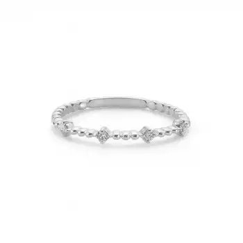 4-Stone Diamond Band Ring
