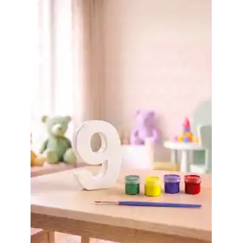 9 Rakamı Taş Boyama Hobi Seti
