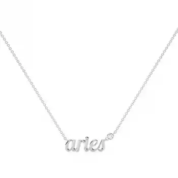 Aries Solitaire Necklace