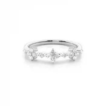 Aurora Crown Diamond Ring