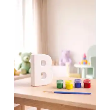 B Harfi Taş Boyama Hobi Seti