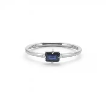 Baguette Sapphire Ring