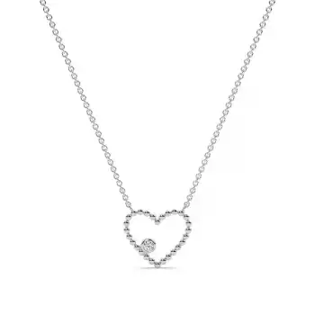 Beaded Heart Necklace