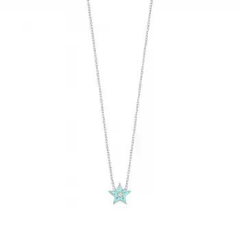 Blue Amour Star Necklace