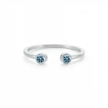Blue Balance Open Ring
