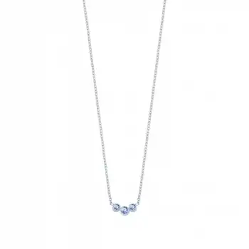 Blue Trio Minimal Necklace