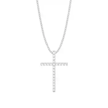 Classic Line Cross Necklace