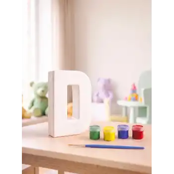 D Harfi Taş Boyama Hobi Seti