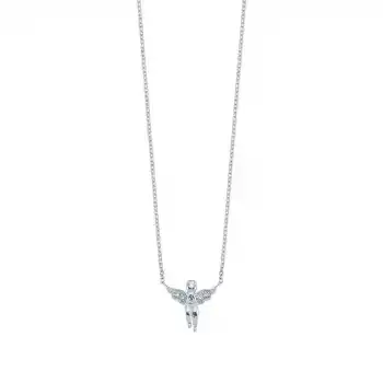 Diamond Angel Pendant Necklace