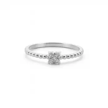 Diamond Clover Ring