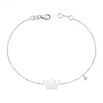 Diamond Crown Bracelet