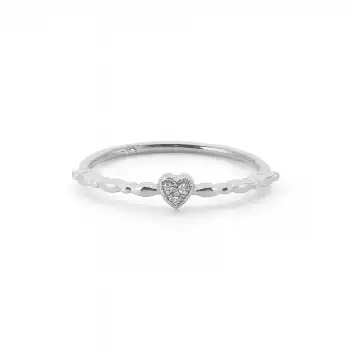 Diamond Heart Ring