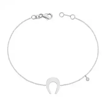 Diamond Horseshoe Bracelet