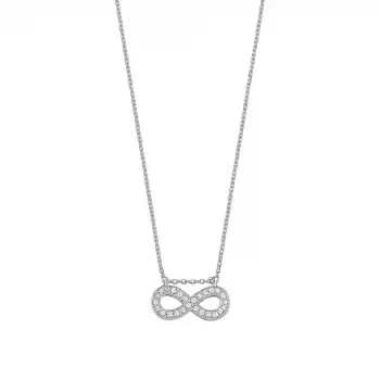 Diamond Infinity Pendant Necklace