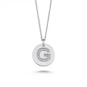 Diamond Letter G Pendant Necklace