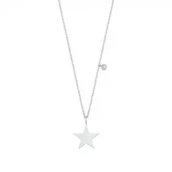 Diamond Star Pendant Necklace