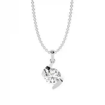 Embrace Solitaire Necklace