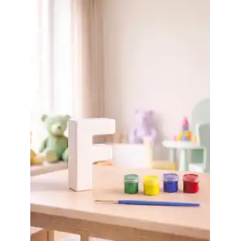 F Harfi Taş Boyama Hobi Seti