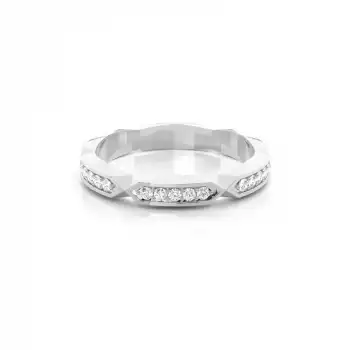 Facet Diamond Band