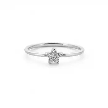 Floral Diamond Ring