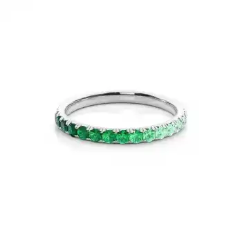 Green Glow Band Ring
