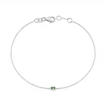 Green Grace Baguette Bracelet