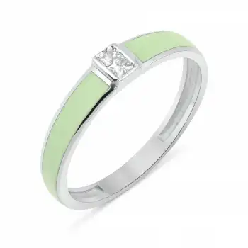 Green Grand Prism Ring