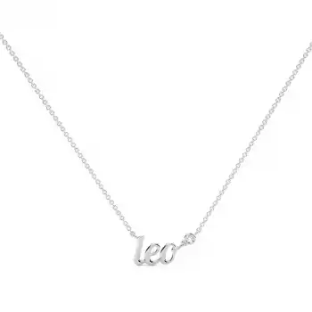 Leo Solitaire Necklace
