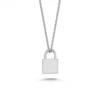 Lock Pendant Necklace